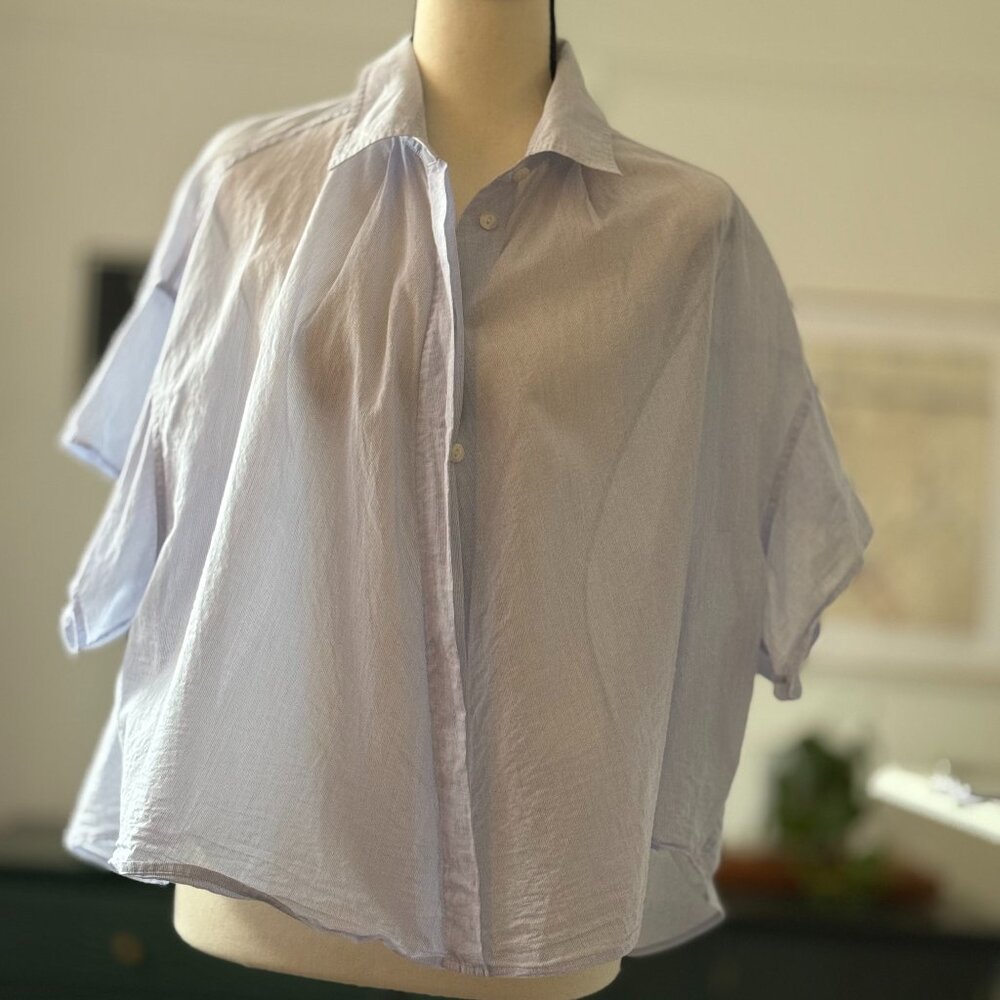 Flowy Cropped Shirt